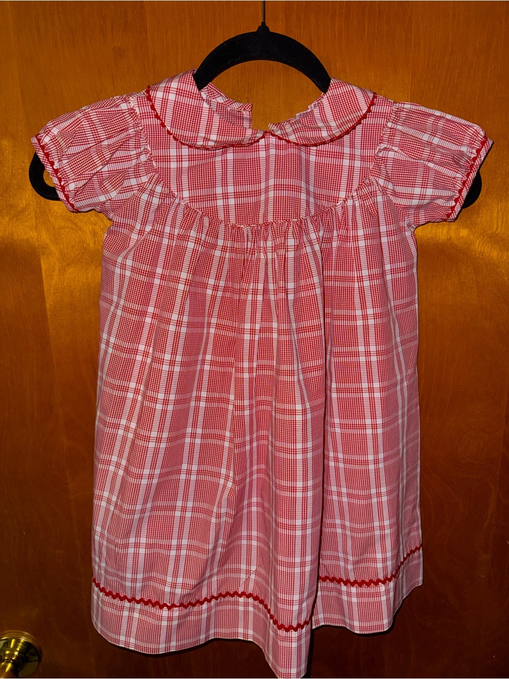 Red and White dress